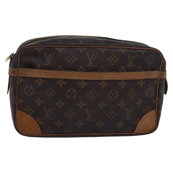 LOUIS VUITTON Monogram Compiegne 28 Clutch Bag - Picture 1 of 16